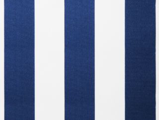 Lona de repuesto Rayas azules y blancas en poliéster con faldón para toldo de 3m x 2.5m